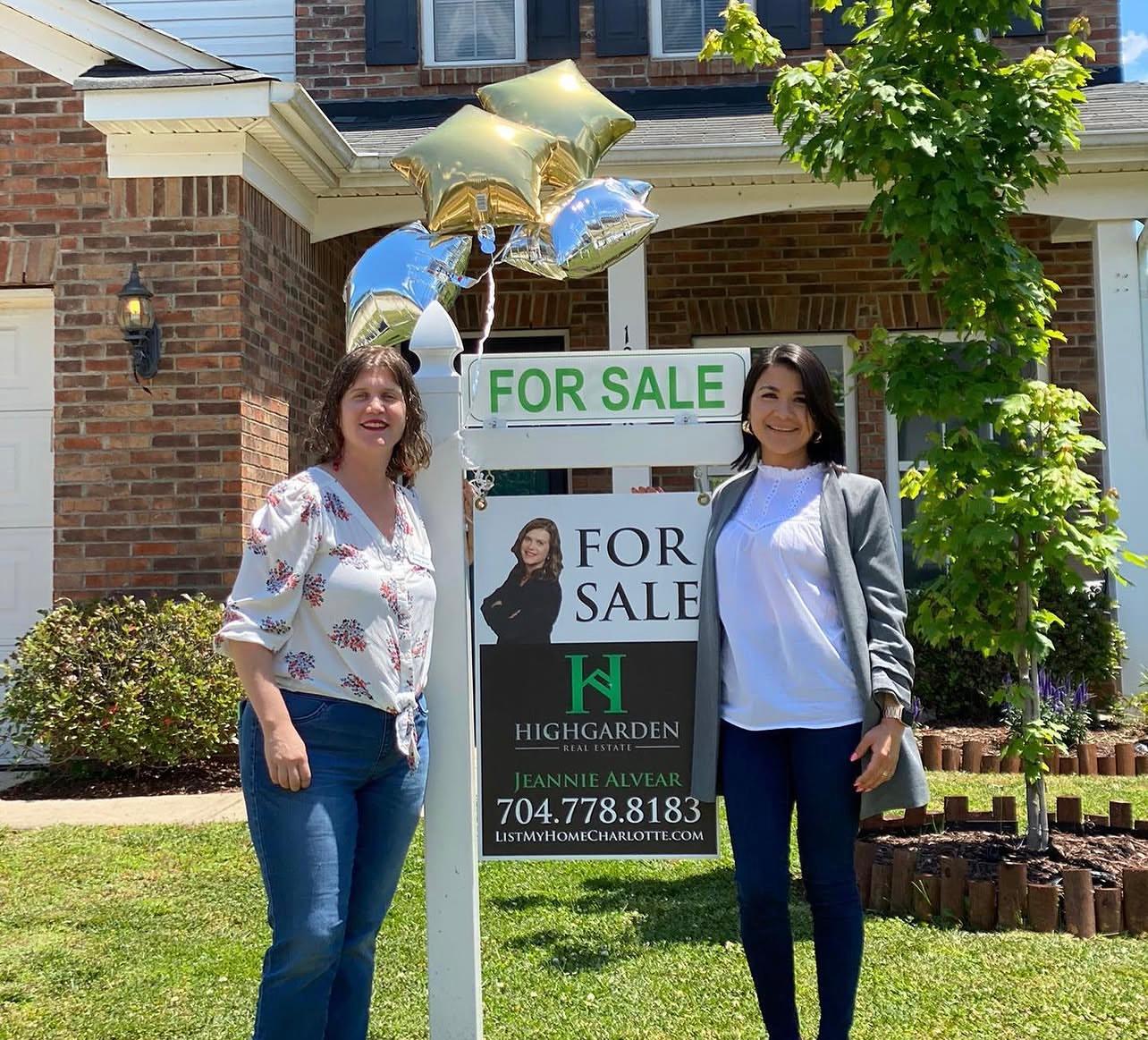 Jeannie Alvear client for sale sign Fort Mill SC
